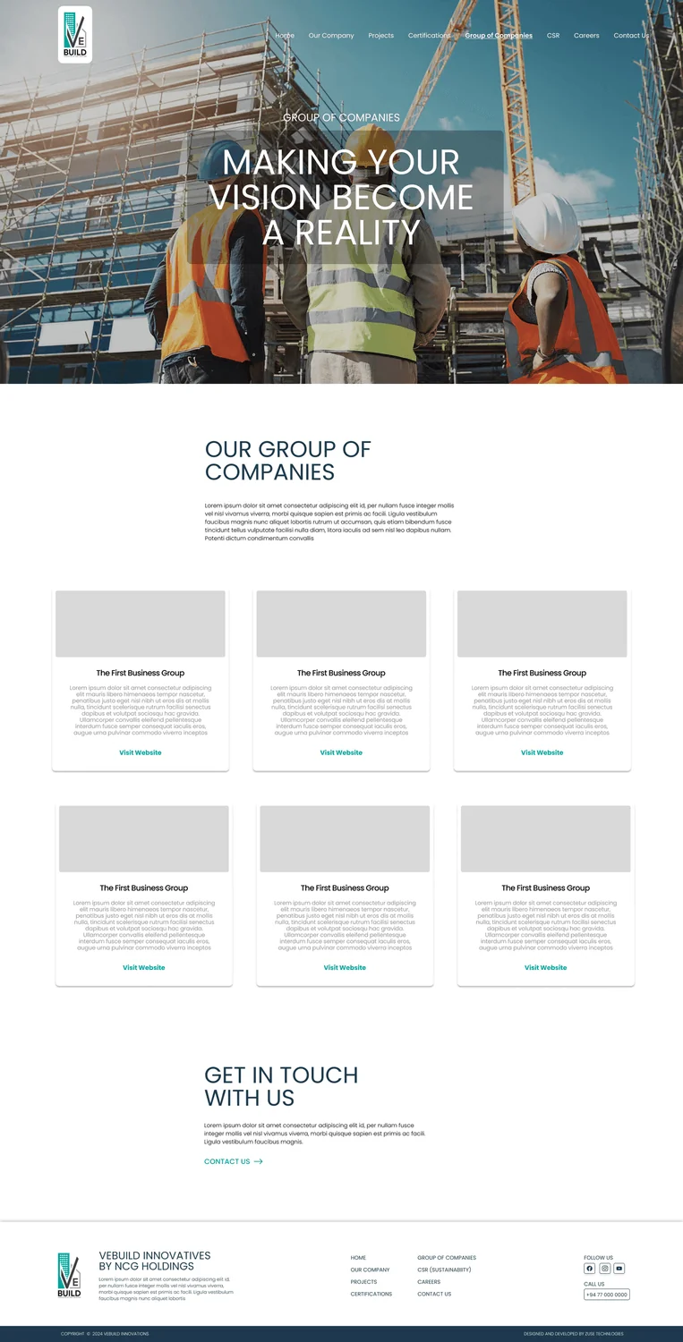 VEBUILD - Group of Companies